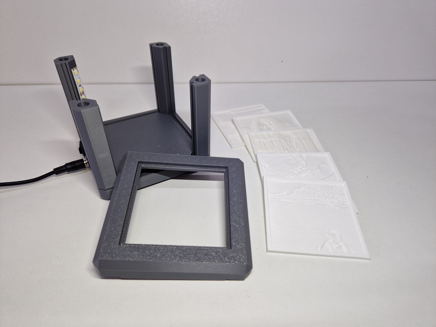 Litho lamp met 220 adapter